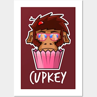 Cup Monkey Posters and Art